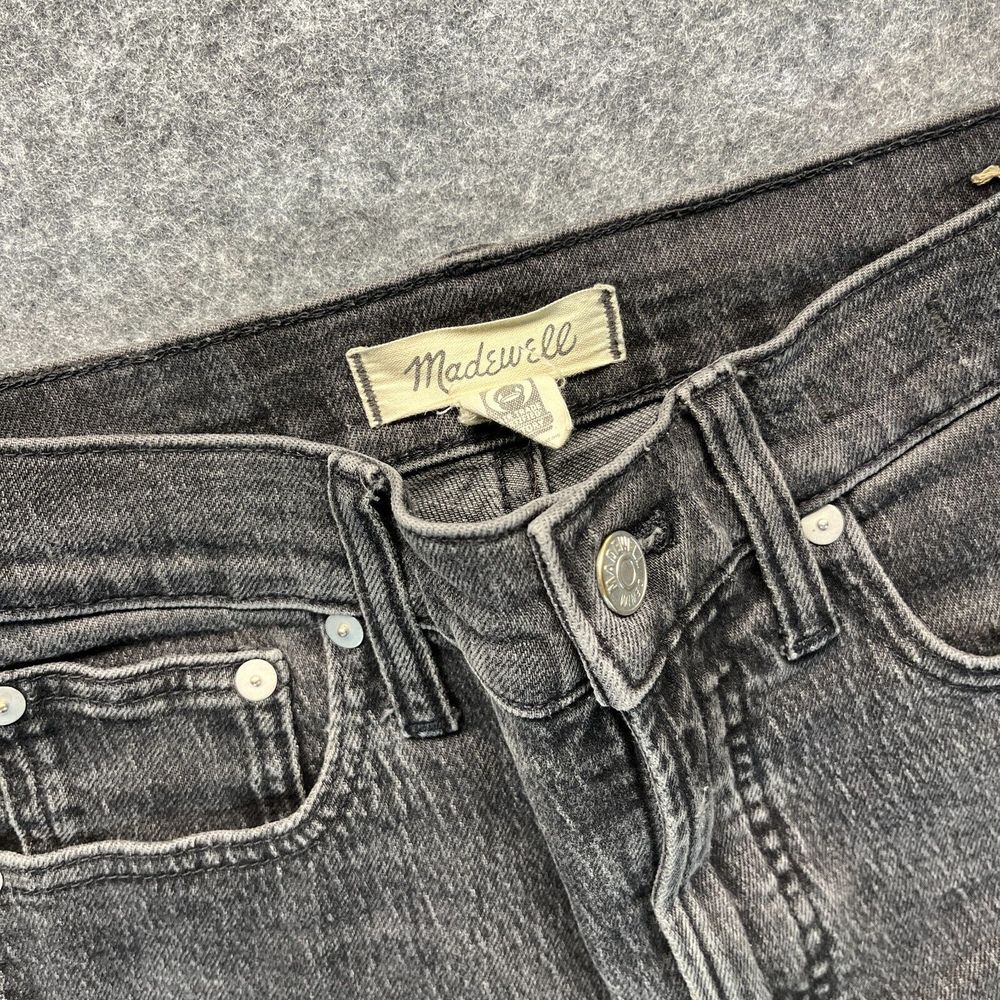 Madewell Jeans Womens‎ 23 The Perfect Vintage Jean Straight Leg Black Stretch - Picture 4 of 14